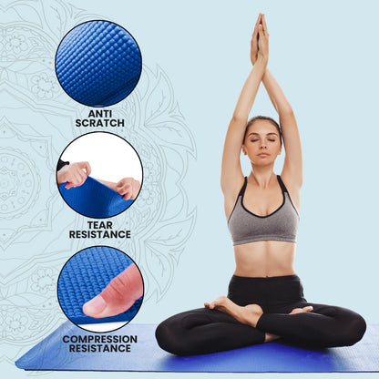 XN8 Yoga Mats Exercise Mat Gym Fitness Nonslip Pilates Aerobic Workout Bag Strap