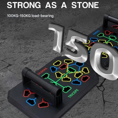12In1 Push up Rack Board Fitness Workout Train Gym Muscle Exercise Pushup Stand