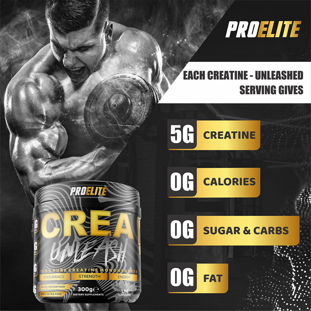 CREATINE MONOHYDRATE POWDER 5000MG 300G UNFLAVOURED MUSCLE GROWTH STRENGTH GAINS