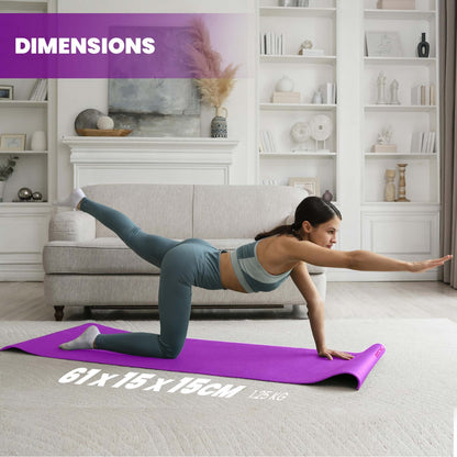 XN8 Yoga Mats Exercise Mat Gym Fitness Nonslip Pilates Aerobic Workout Bag Strap