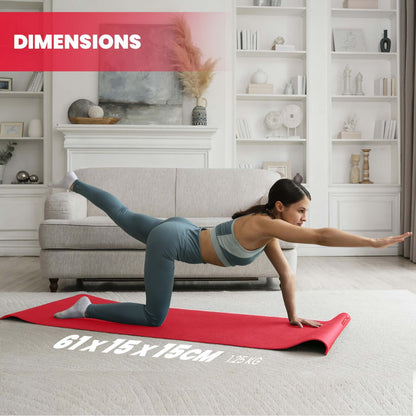 XN8 Yoga Mats Exercise Mat Gym Fitness Nonslip Pilates Aerobic Workout Bag Strap