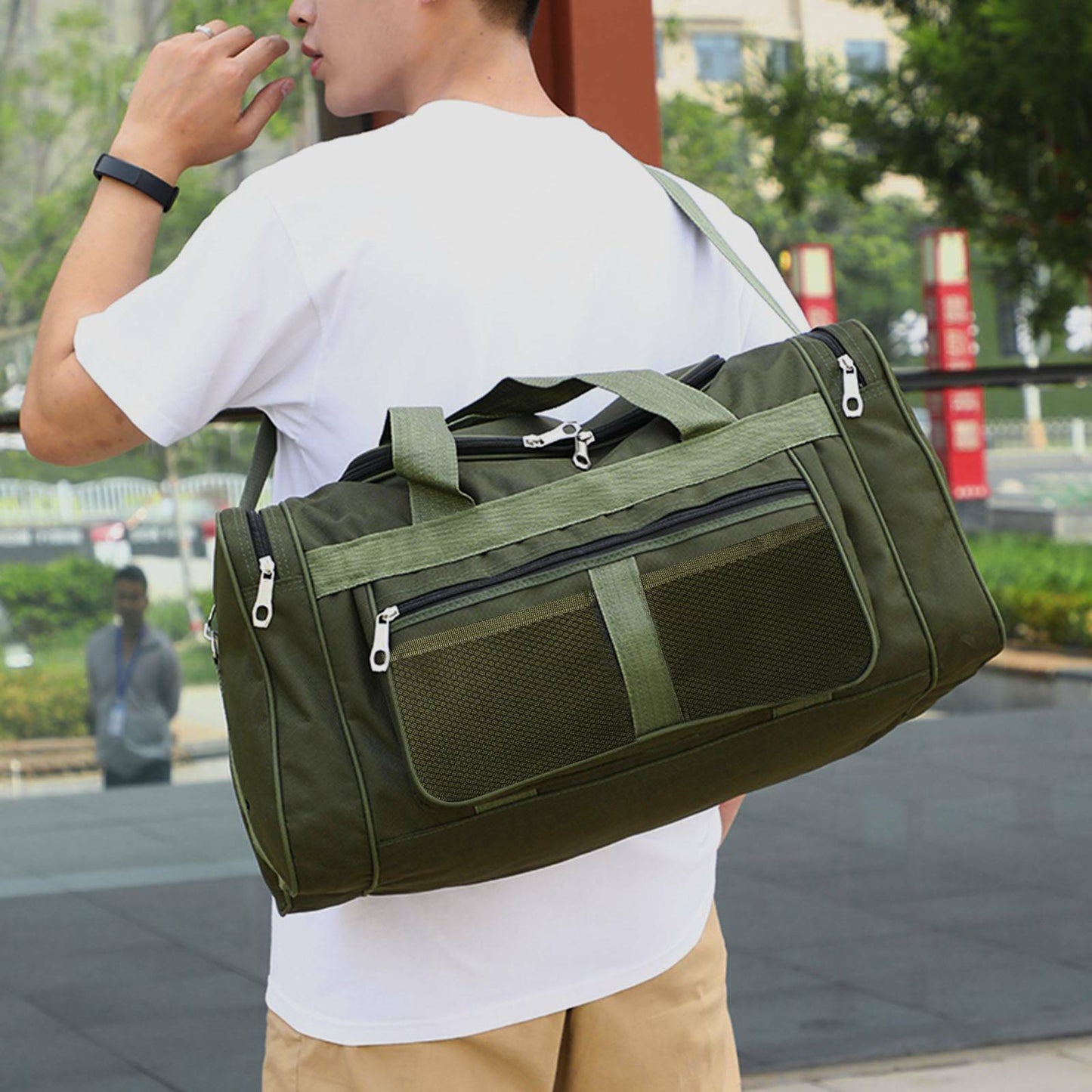 Mens Large Holdall Duffle Travel Bag Luggage Weekend GYM Sports Duffle New