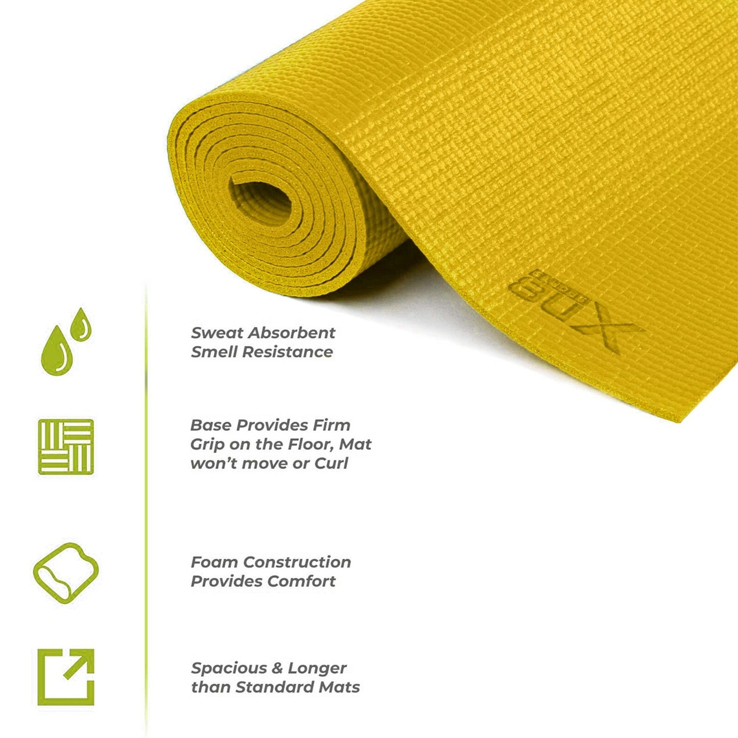 XN8 Yoga Mats Exercise Mat Gym Fitness Nonslip Pilates Aerobic Workout Bag Strap