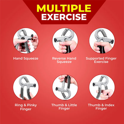 5-60KG Sport Hand Grip Strengthener Adjustable Forearm Trainer Finger Exerciser