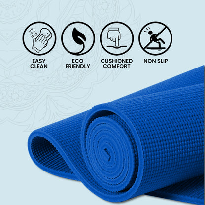 XN8 Yoga Mats Exercise Mat Gym Fitness Nonslip Pilates Aerobic Workout Bag Strap